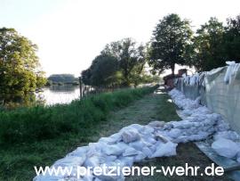 Plötzky Alte Ziegelei / Haberlandbrücke <br><font size=-2>Foto: S. Borrmann FFW Möckern</font>