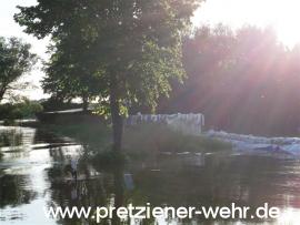 Plötzky Alte Ziegelei / Haberlandbrücke <br><font size=-2>Foto: S. Borrmann FFW Möckern</font>